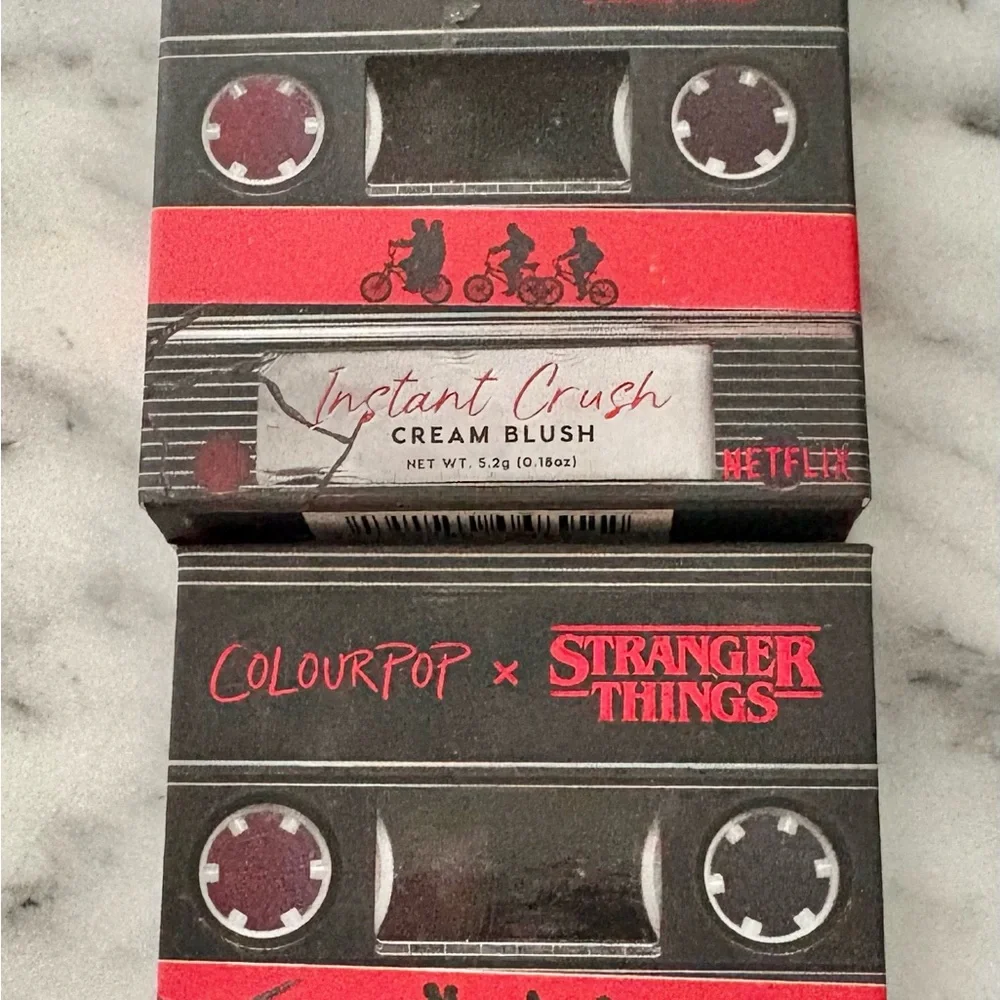 ColourPop x Stranger Things InstantCrush Cream Blush-Byers PHActivated Pink